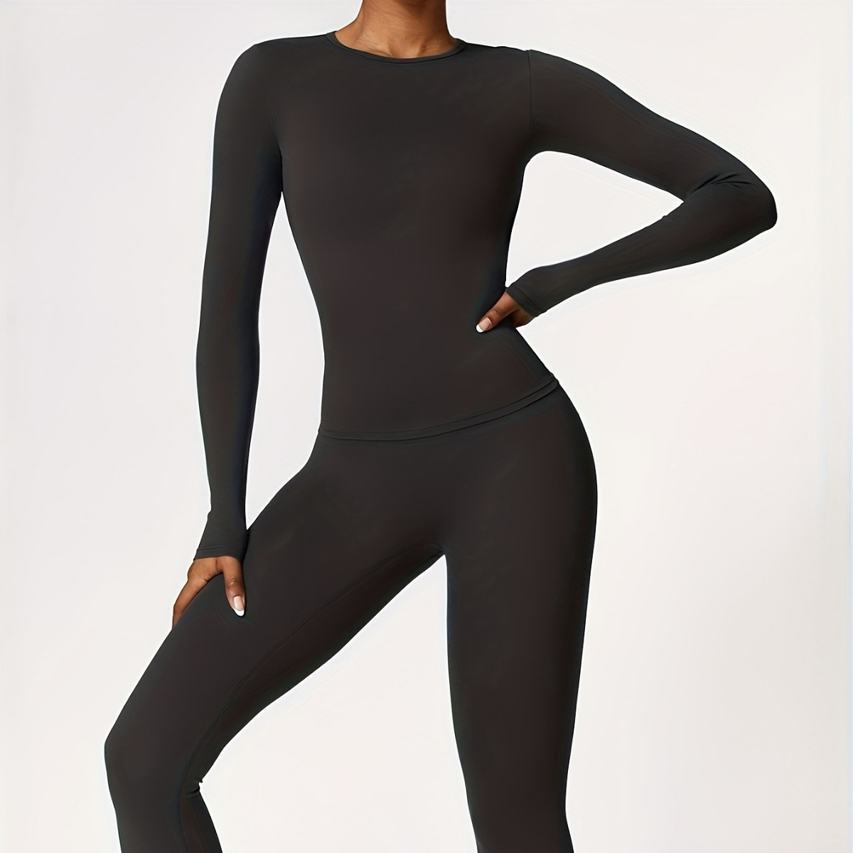 Fitness Yoga Pilates - Tuta da yoga aderente a maniche