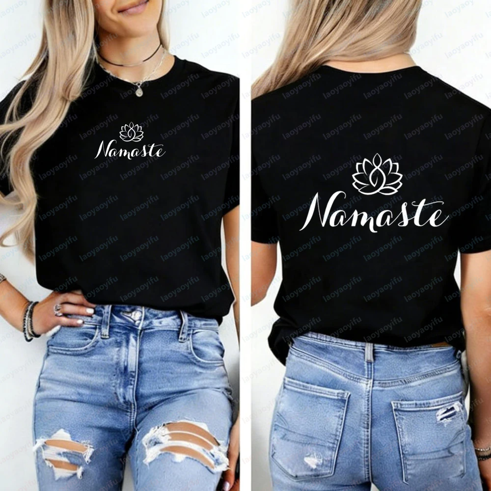Pilates Yoga Gifts - Maglietta Namaste di tendenza con design