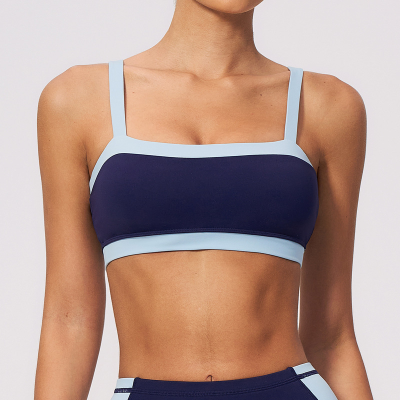 Pilates Yoga Clothes - Reggiseno sportivo effetto seconda pelle da