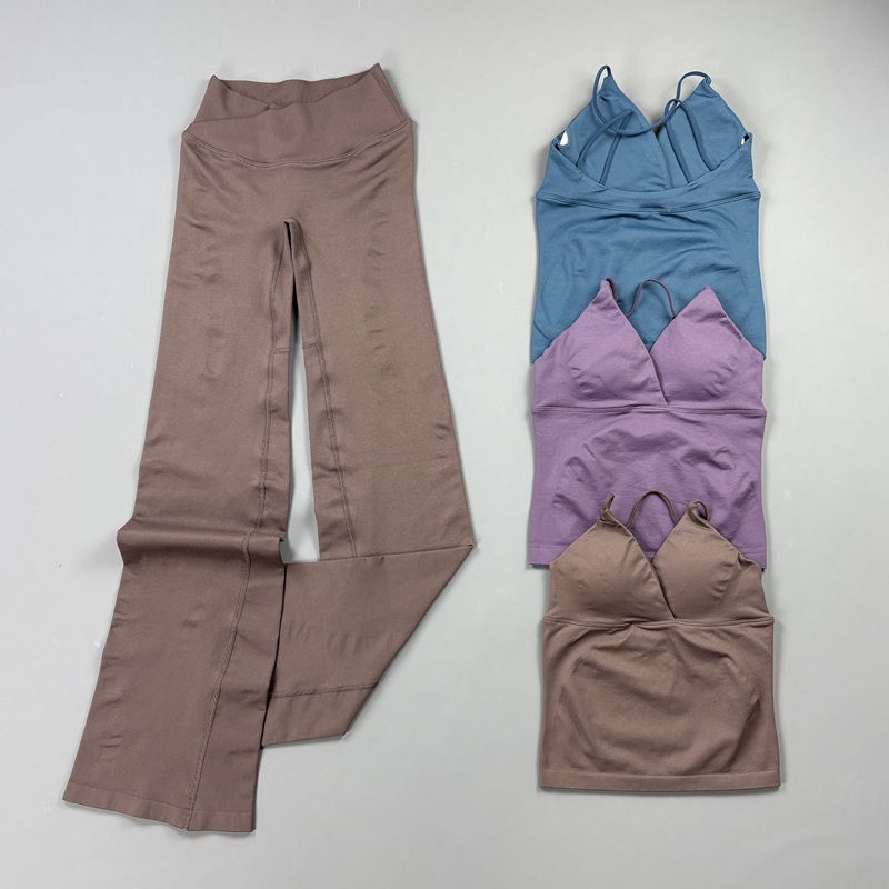 Pilates Yoga Clothes - Set da 2 Pezzi per Donna: