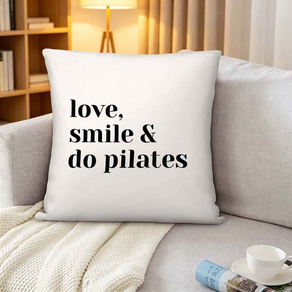 Fodera per Cuscino Love Smile  - Pilates Yoga Gifts recensione e prezzo