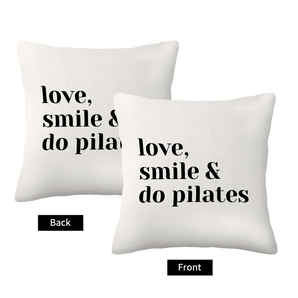 Fodera per Cuscino Love Smile  - Pilates Yoga Gifts recensione e prezzo