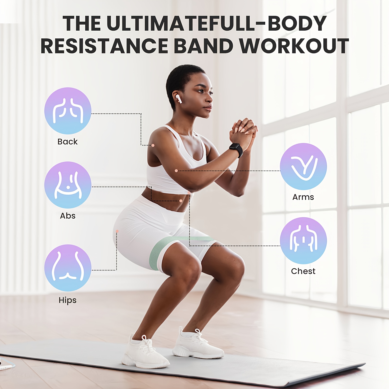 1 pezzo/4 pezzi Fasce di resis - Pilates And Yoga Studio recensione e prezzo