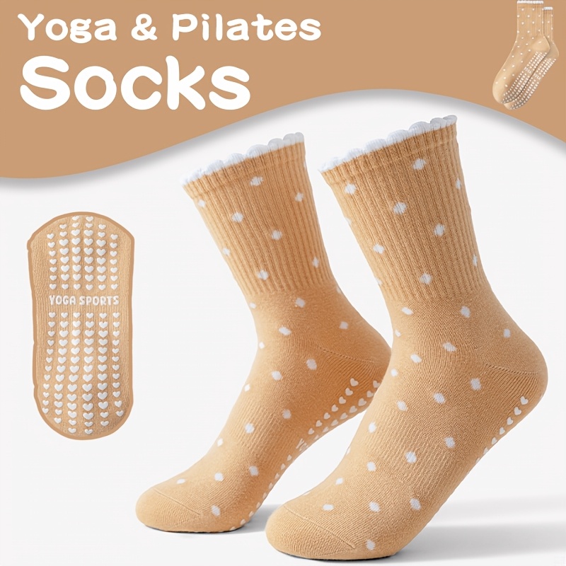 Calzini da yoga marroni da don - Pilates Yoga Gifts recensione e prezzo