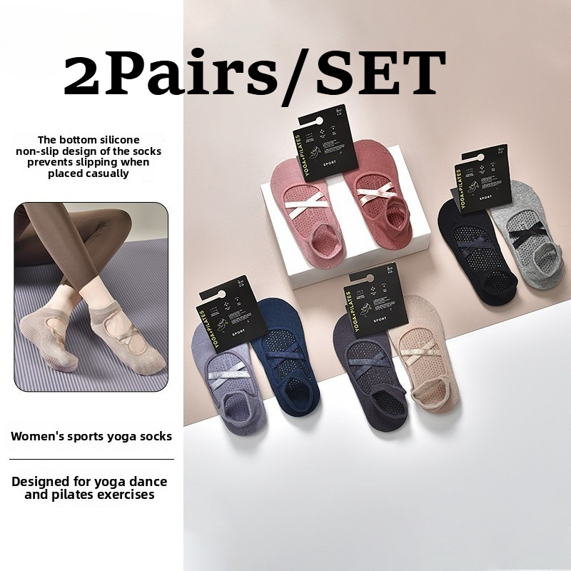 2 paia di calzini da yoga in c - Pilates Yoga Clothes recensione e prezzo